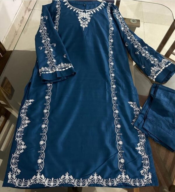 ZILA Embroidered 2pc stitched - Image 2